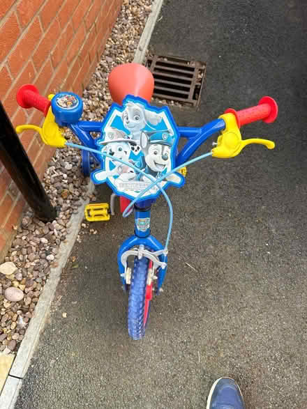 Photo of free Boys Paw Patrol bike (Thrapston) #2