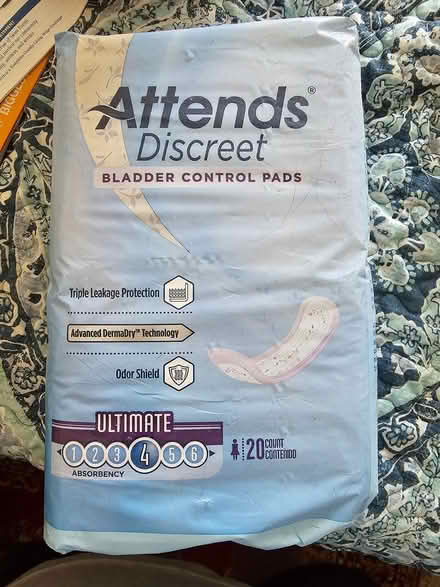 Photo of free Attends Discreet pads (Dryden village) #1
