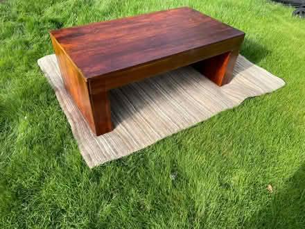 Photo of free Wooden coffee table (Lee, SE12) #1