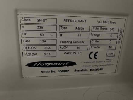 Photo of free Freezer (only, not a fridge combo) (Ovingham NE42) #2