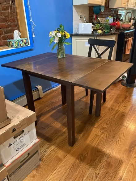 Photo of free Wood table with extensions (Bed Stuy (Brooklyn)) #2