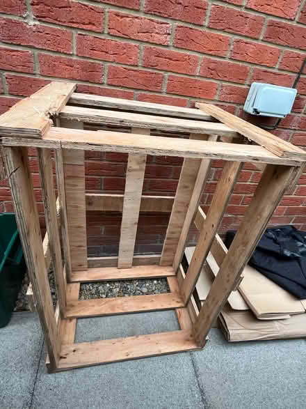 Photo of free Wooden crate (Shotley Bridge, DH8) #2