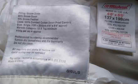Photo of free 2 single duvets (Paulerspury NN12) #1