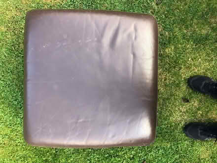 Photo of free Leather Footstool (Kingsthorpe) #3
