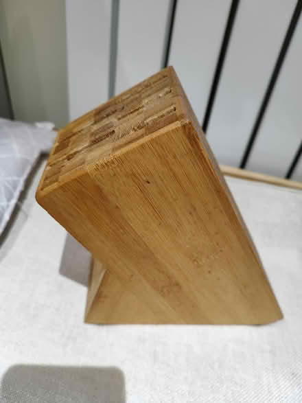 Photo of free Wooden knife block (LS21 Pool-in-Wharfedale) #1