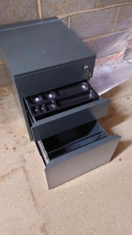 Photo of free Grey Metal filing cabinet (NR7) #2