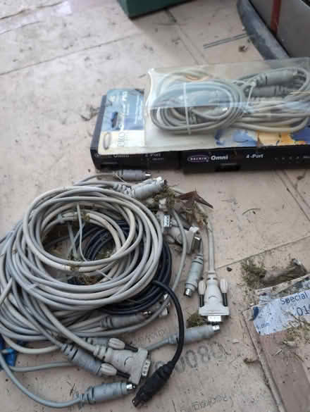 Photo of free Belkin KVM Switch and cables (Woodmancote) #1