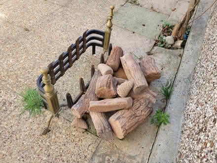 Photo of free Fireplace fret and decorative block (SM6) #2