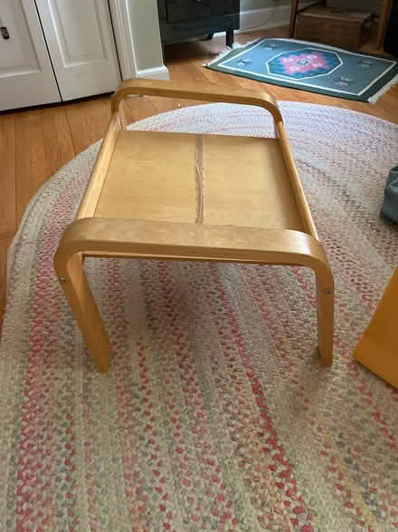 Photo of free IKEA foot stool for POANG chair (Metuchen NJ) #2