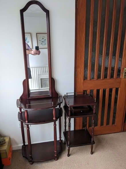 Photo of free Hallway mirror + telephone table (Gunton NR32) #1