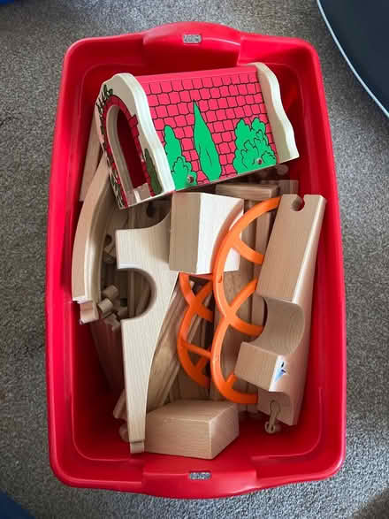 Photo of free Wooden train set (North Baddesley) #1