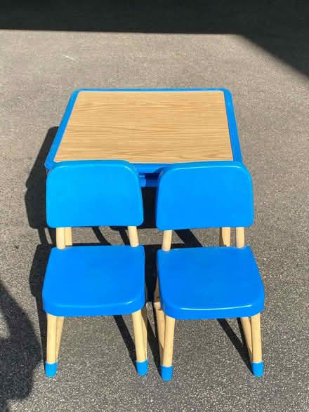 Photo of free Kids table and two chairs (Brookline, MA) #3