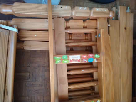 Photo of free Solid pine bunk beds (Raveningham NR14) #1