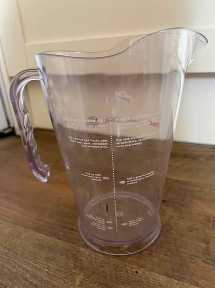 Photo of free plastic pimms measuring jug (Rowsley DE4) #1