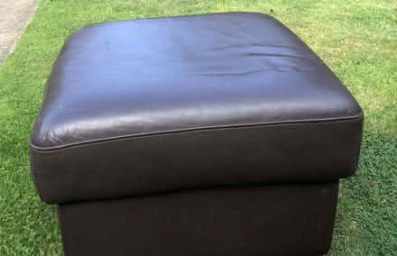 Photo of free Leather Footstool (Kingsthorpe) #1