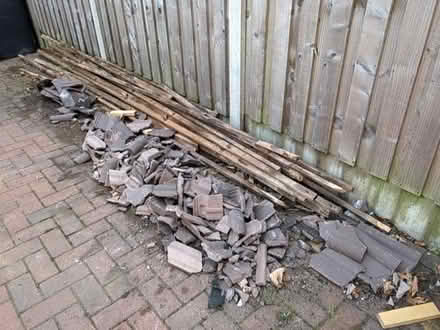 Photo of free Tiles, Wood and Rubble (Whinmoor LS14) #2