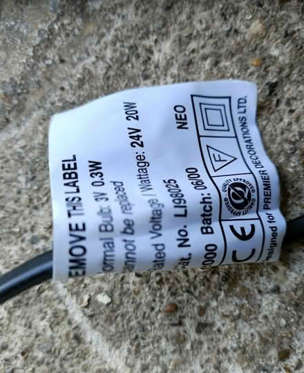 Photo of free 2 Sets of Christmas/Rope Lights (Frimley, GU16) #2