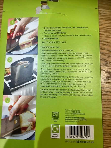 Photo of free Toast a bags (Central Bookham) #2