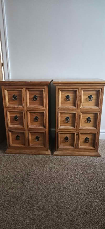 Photo of free 2 x side tables / drawers (Hale WA15) #1