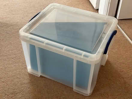 Photo of free 35litre Really Useful Box storage box with lid (Kings Langley WD4) #1