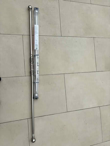 Photo of free Chrome curtain pole set (Harpenden) #1