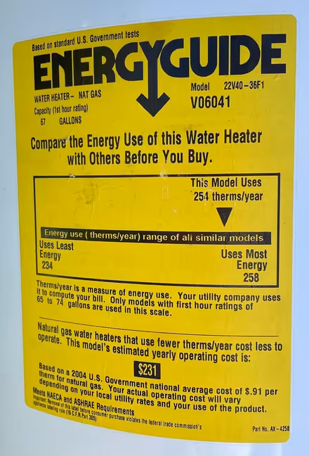 Photo of free 40G gas water heater (Near De Anza College) #4
