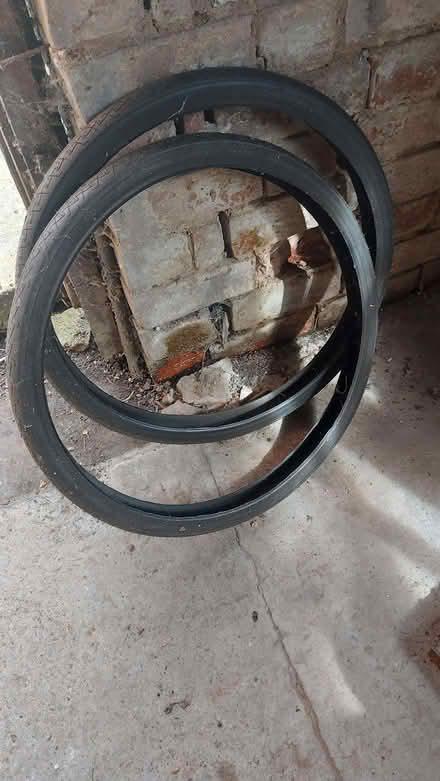 Photo of free Matching Pair Of New 24" Slick Bicycle Tyres (Tewkesbury GL20) #2