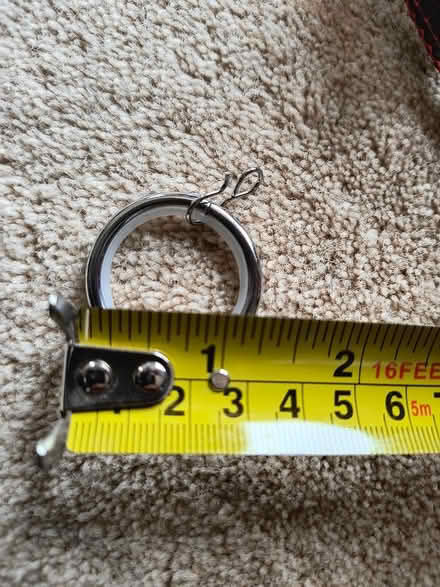 Photo of free 32 chrome curtain rings (Bedwell SG1) #2