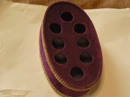 Photo of free Fabric Purple Oval Lip Stick Holder Holds 8 (Grange Court E10) #1