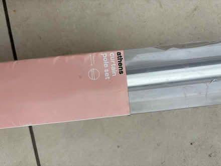 Photo of free Chrome curtain pole set (Harpenden) #3