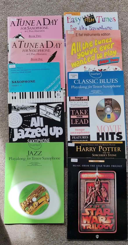 Photo of free Assorted saxophone music (plus a couple for clarinet). (Exmouth EX8) #2