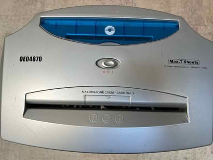 Photo of free Shredder: paper, CD & credit card (Brixton Hill SW2) #2
