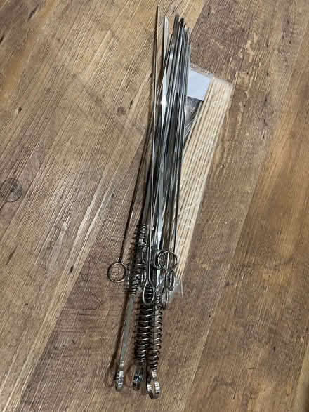 Photo of free Metal & wood skewers (Rowsley DE4) #1