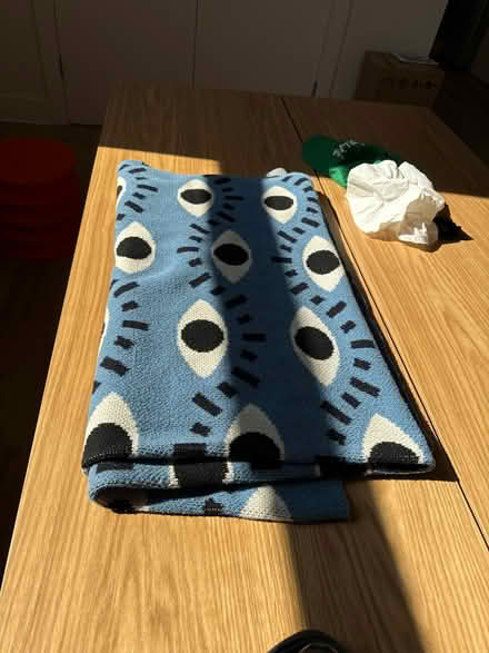 Photo of free Evil eye blanket (Flatiron) #2