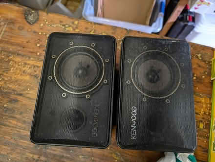 Photo of free Pair of Kenwood Speakers (Harmans water, Bracknell, RG12) #1