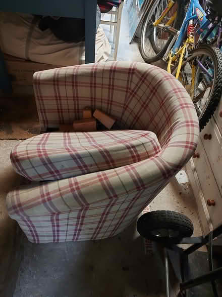 Photo of free Fabric Tub Chair (Chard) #1