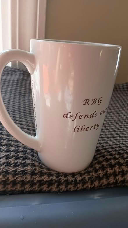 Photo of free Ruth Bader Ginsburg 16 oz Mug (Norwood) #2
