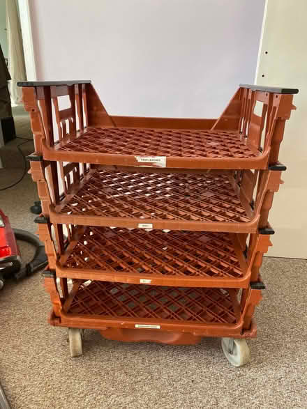 Photo of free Set of trays on wheels (Ambrosden OX25) #1