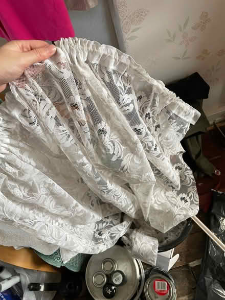 Photo of free Lace curtains x2 (Meanwood LS6) #1