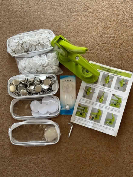 Photo of free Badge Making Set (Kings Langley WD4) #2
