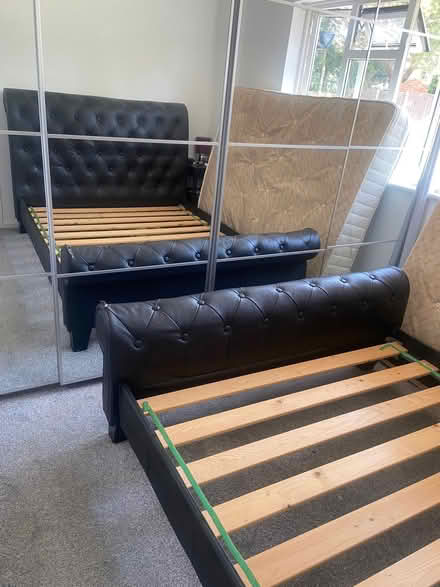 Photo of free King size bed frame (Lamorbey DA14) #1