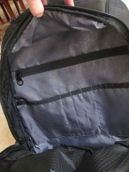 Photo of free black backpack, Maravai logo (Los Altos) #3