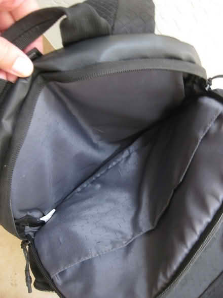 Photo of free black backpack, Maravai logo (Los Altos) #4