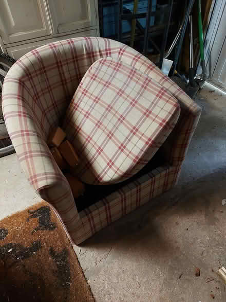 Photo of free Fabric Tub Chair (Chard) #2