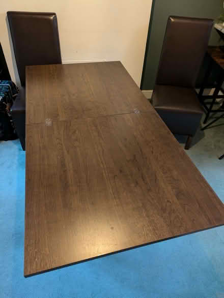 Photo of free Extendable table and two chairs (Earley RG6) #2