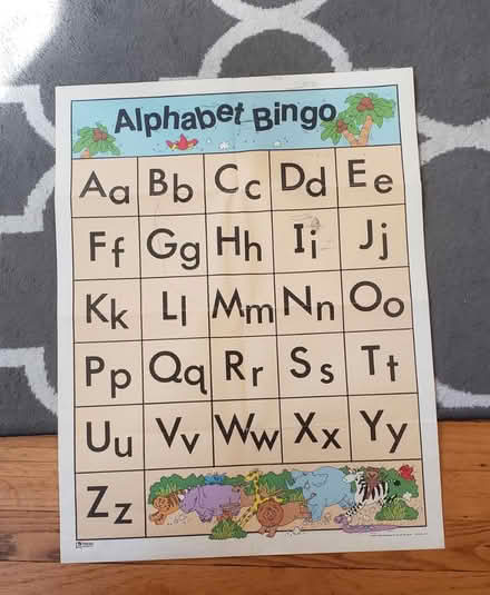 Photo of free Alphabet bingo sheet (Kirkwood) #1