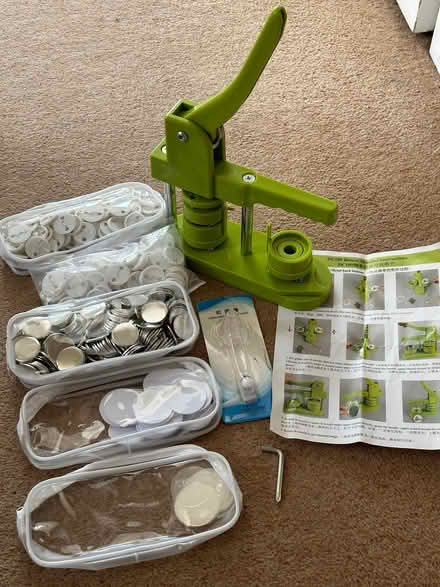 Photo of free Badge Making Set (Kings Langley WD4) #1