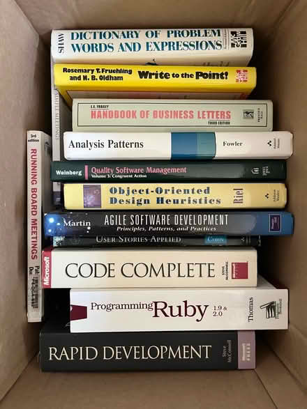Photo of free Computer books & a few biz books (Cleveland Park) #1