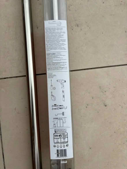 Photo of free Chrome curtain pole set (Harpenden) #2