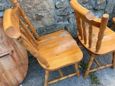 Photo of free Solid wood chairs (Pendeen TR19) #1